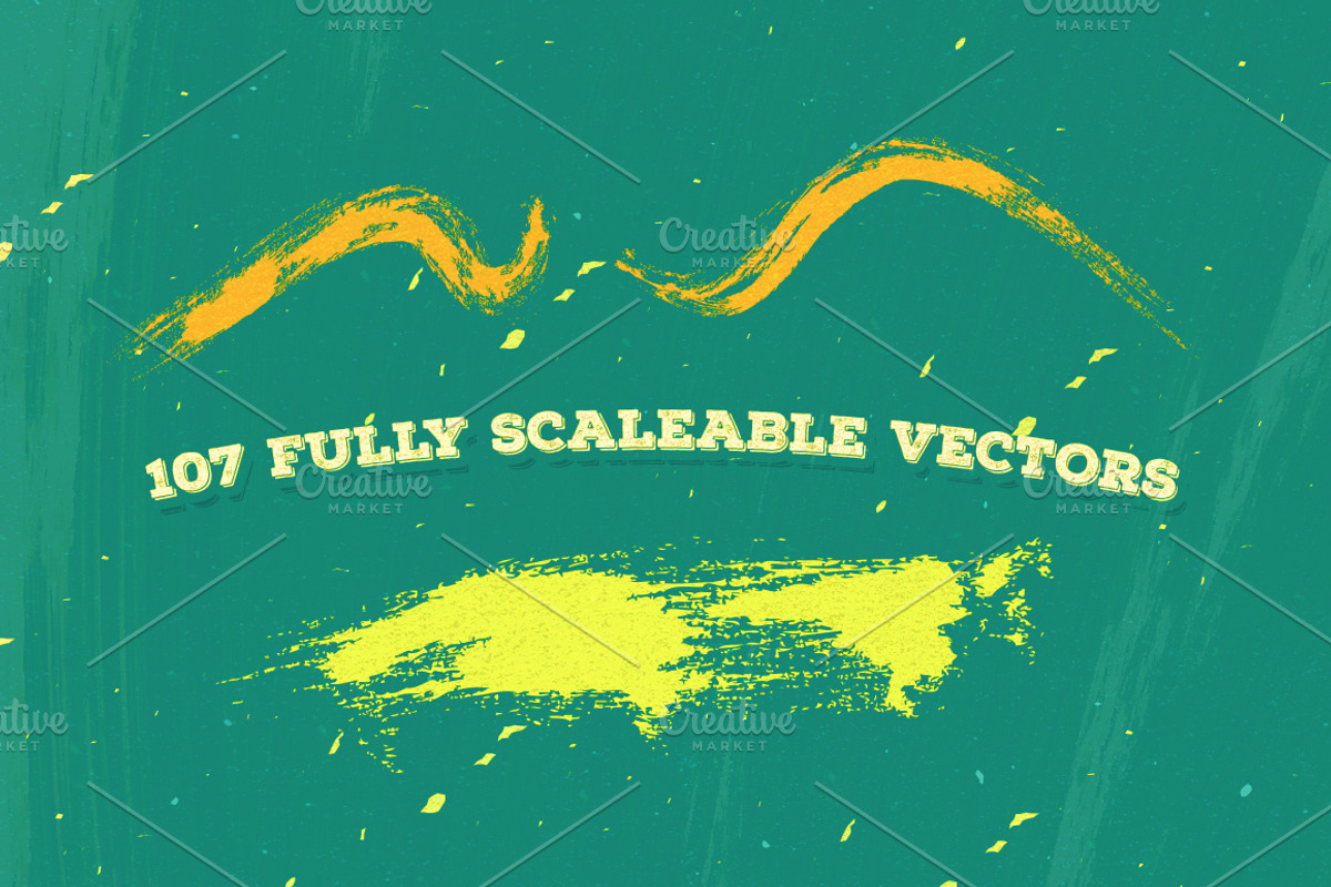 107 Fresh Watercolor Vectors, an Illustration by Layerform Design Co. (Photo 2 of 4)