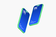 Clay iPhone 15 Pro Mockup Vol 2, an iPhone Mockup by Mockupia (Thumbnail 5 of 13)