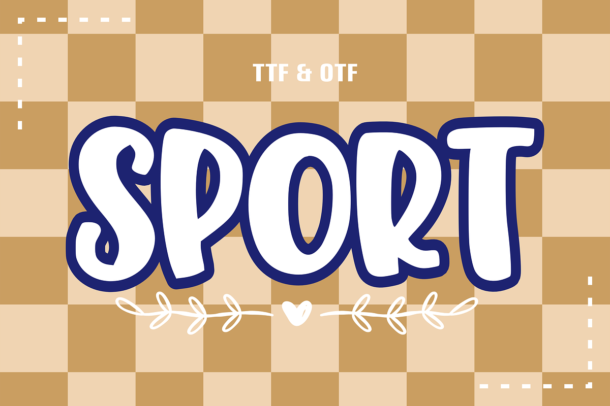 Baseball - Kids Font Types, a Font by KiddoGlyphs Studio (Photo 2 of 3)