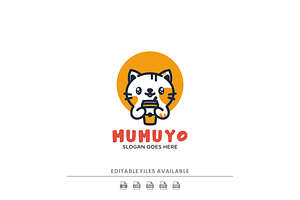 Cute Cat Mascot Logo Design, a Branding & Logo Template by Artnivora.Std