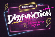 Dissfunction – Annoying Brush Font, a Handwritten Font by Gassstype (Thumbnail 1 of 8)