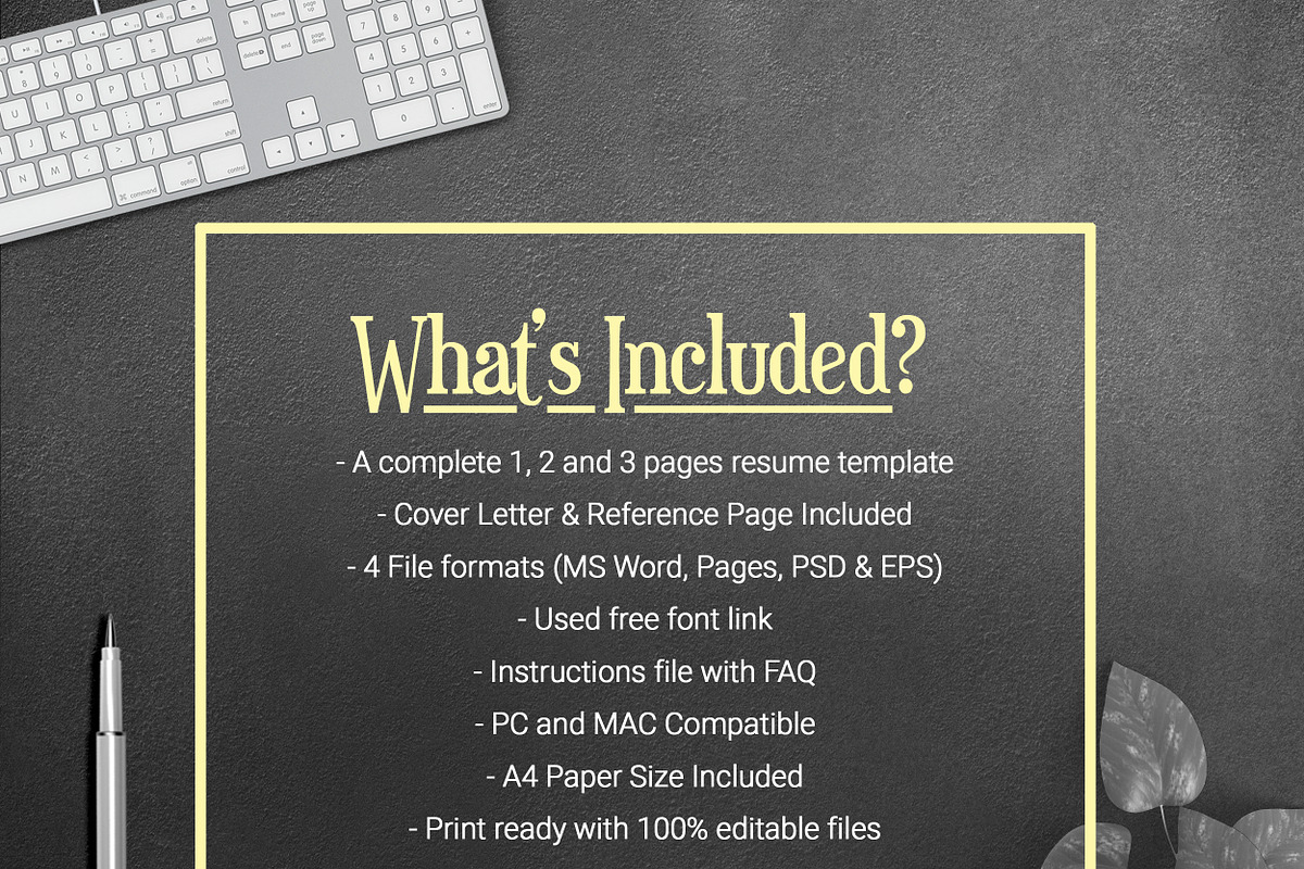 Simple Professional Resume Template, a Resume Template by ResumeInventor (Photo 6 of 6)