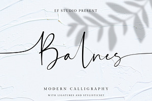 Balnes Modern Script