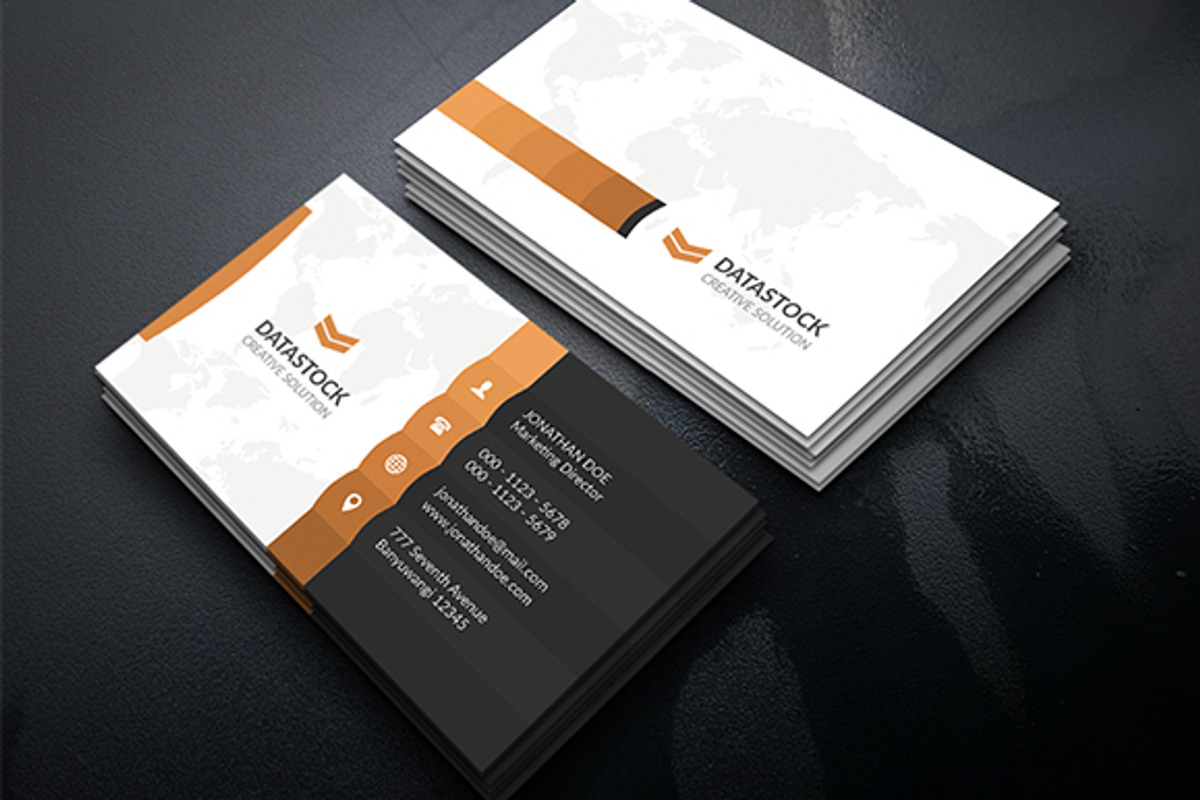 Modern Corporate Business Card, a Business Card Template by InfinityArt (Photo 4 of 4)
