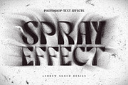 Spray Text Effect, a Layer Style Add-On by Andrew Skoch Design (Thumbnail 1 of 9)