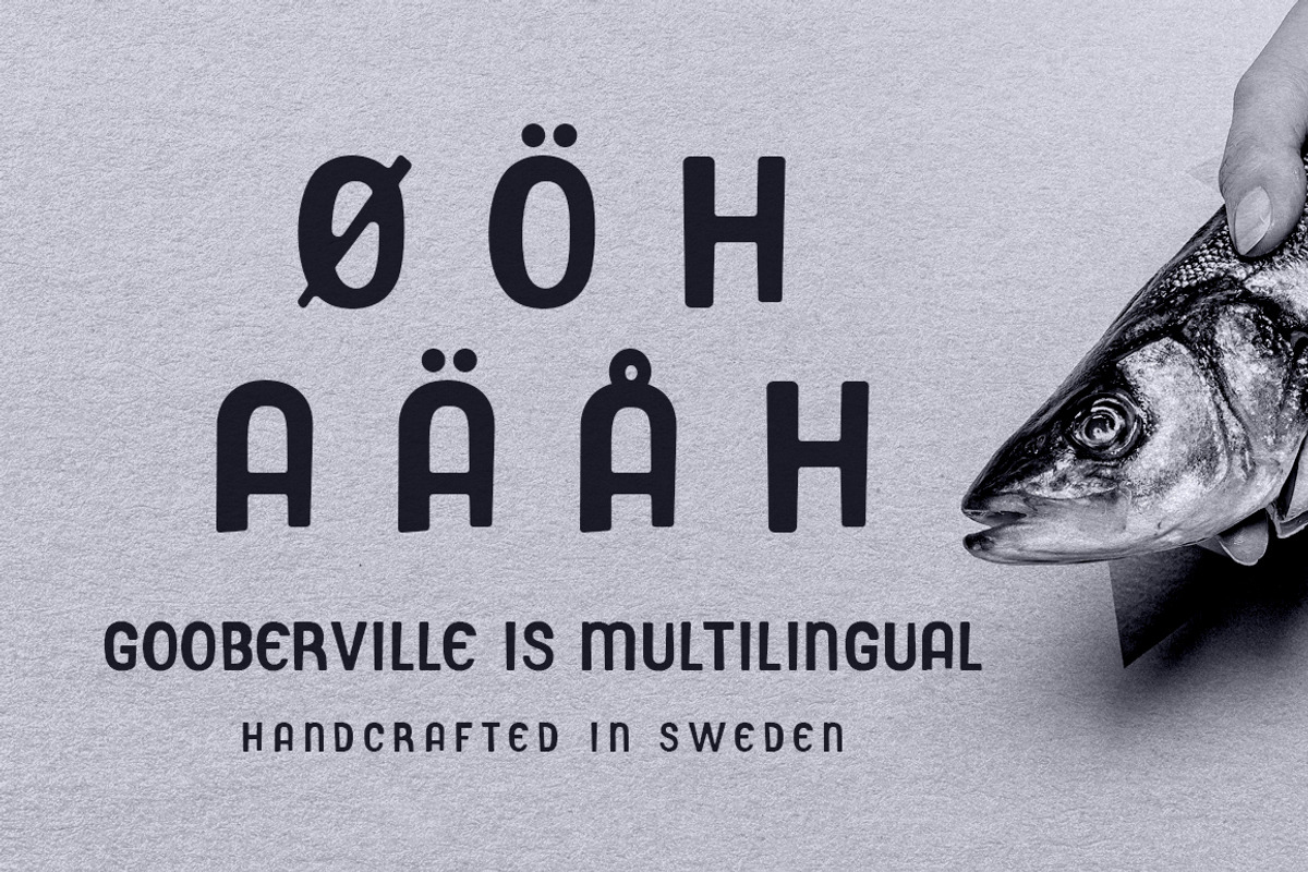 Gooberville Typeface preview 3
