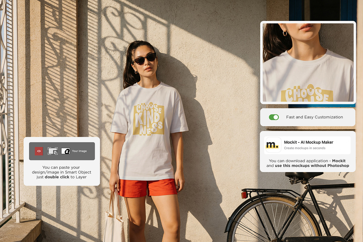 Havana T-Shirt Mockups, an Apparel Mockup by Dikarte.Store (Photo 2 of 9)
