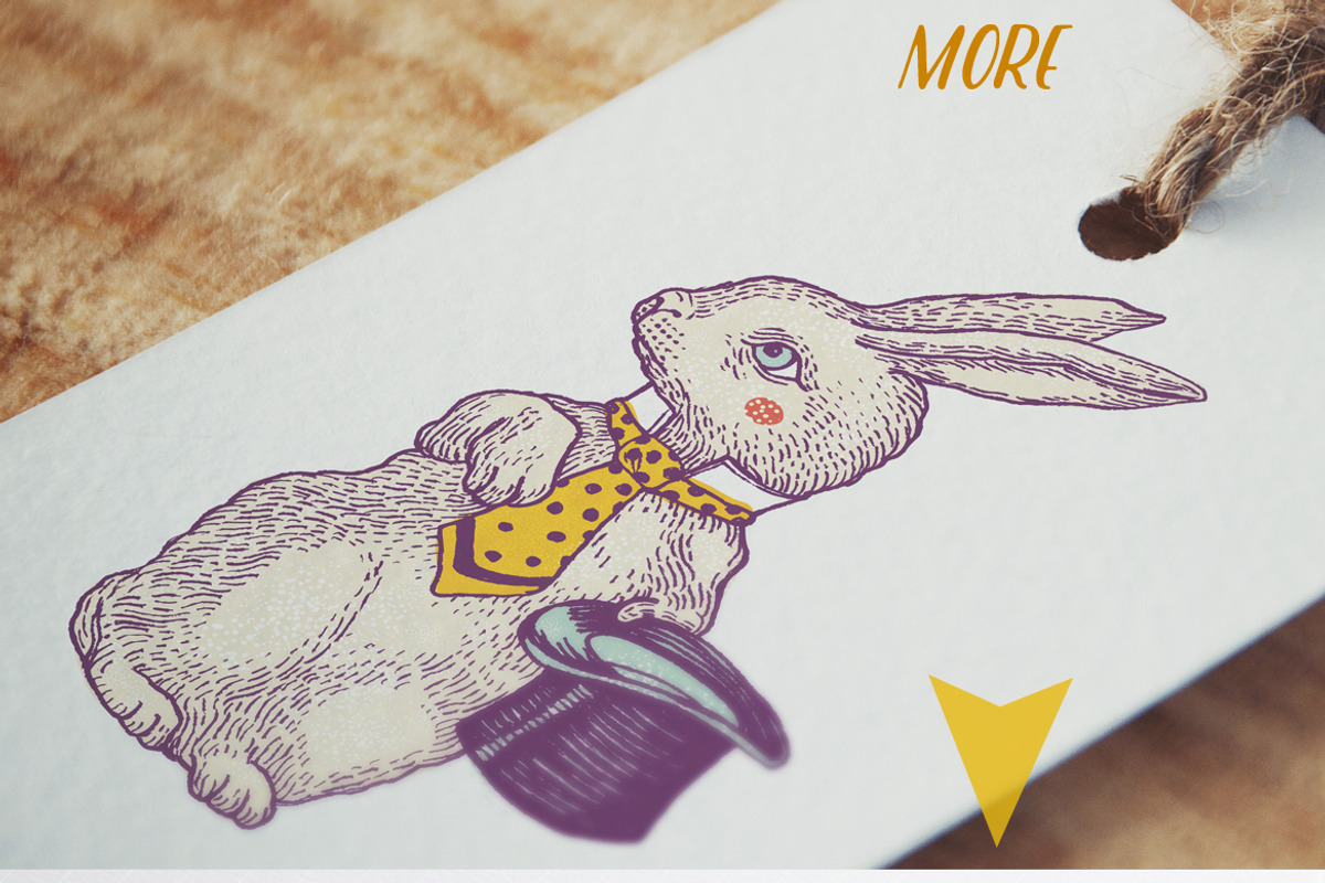 5 Graphics Animals set, an Animal Illustration by ZiziMarket (Photo 2 of 3)
