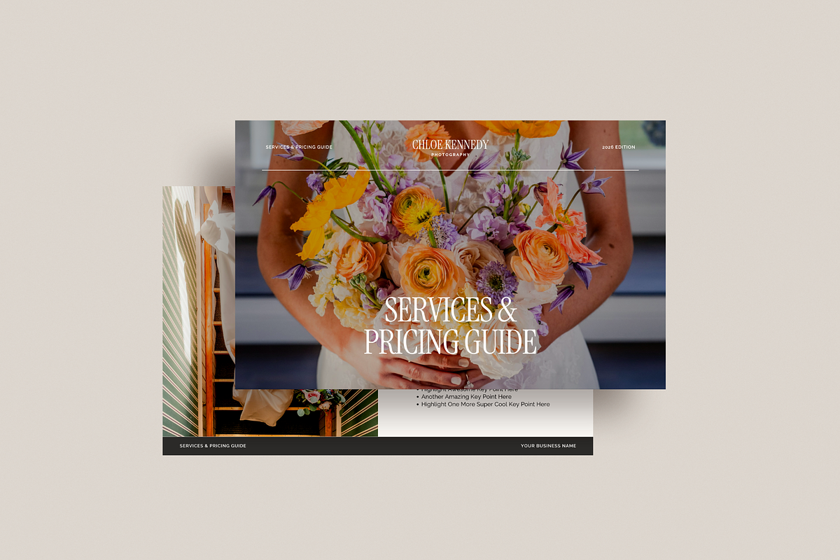 Pricing Guide Photography | Canva, a Presentation Template by Rosetta Lane Design (Photo 1 of 9)