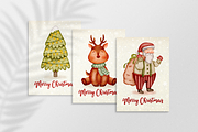 Christmas Cards - Printable PDFs, a Card Template by DePaulaArtt Studio (Thumbnail 2 of 9)