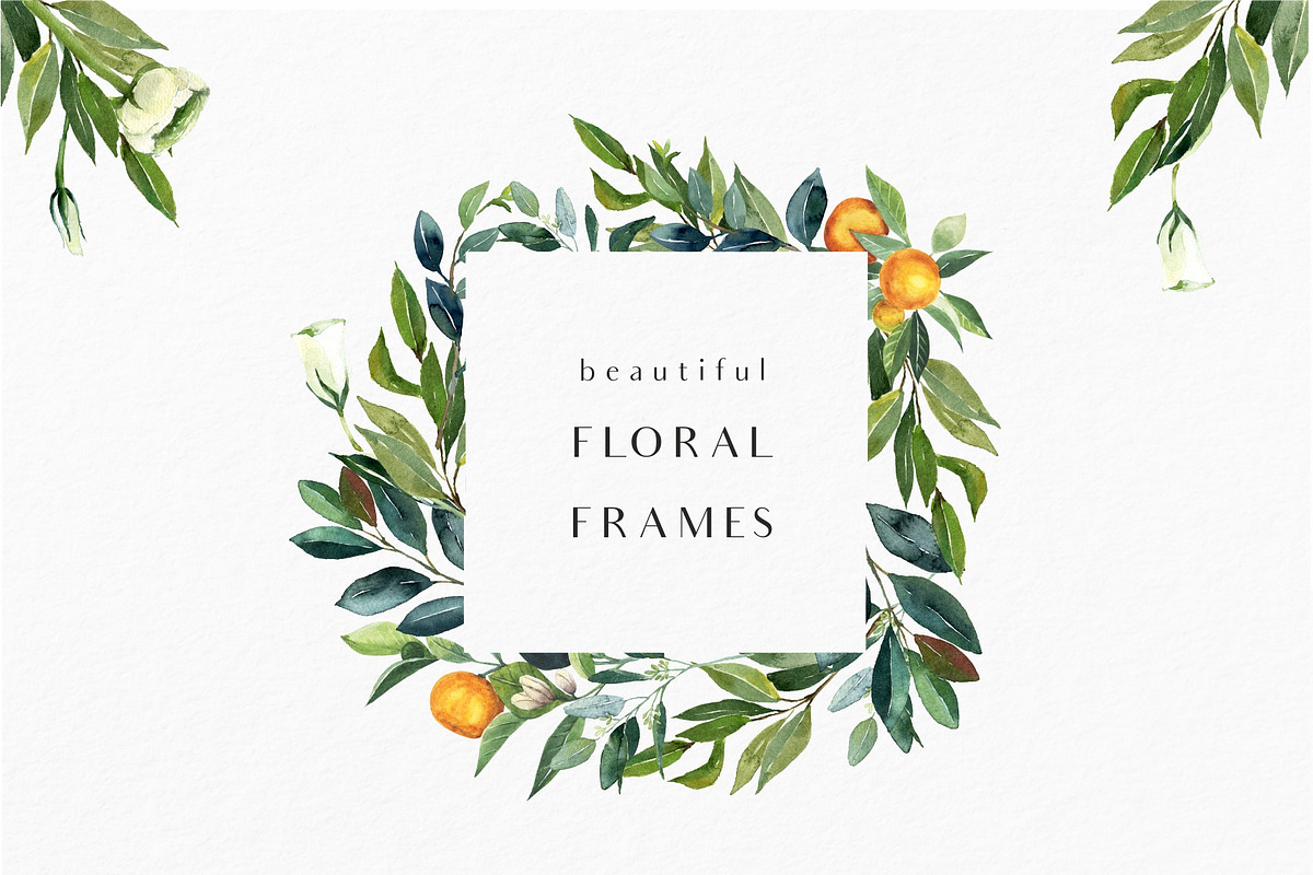 SALE! Summer garden - floral graphic, an Illustration by Youksy (Photo 4 of 24)