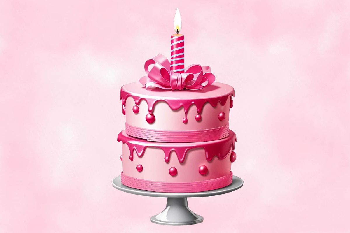 Pink Birthday Sublimation Clipart, a Seasonal Illustration by Craft Nest (Photo 3 of 5)