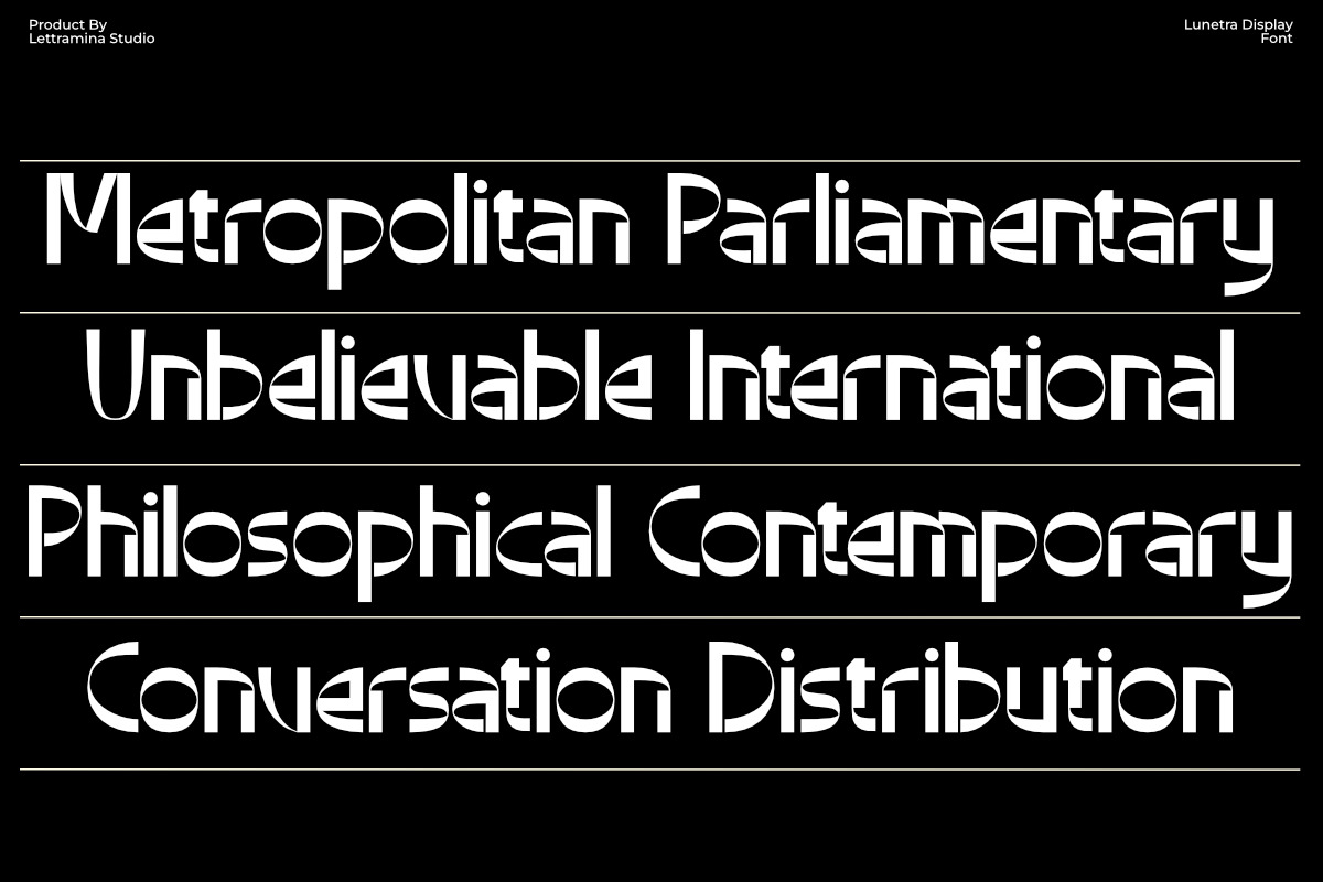Lunetra, a Sans Serif Font by Lettramina Studio (Photo 4 of 10)