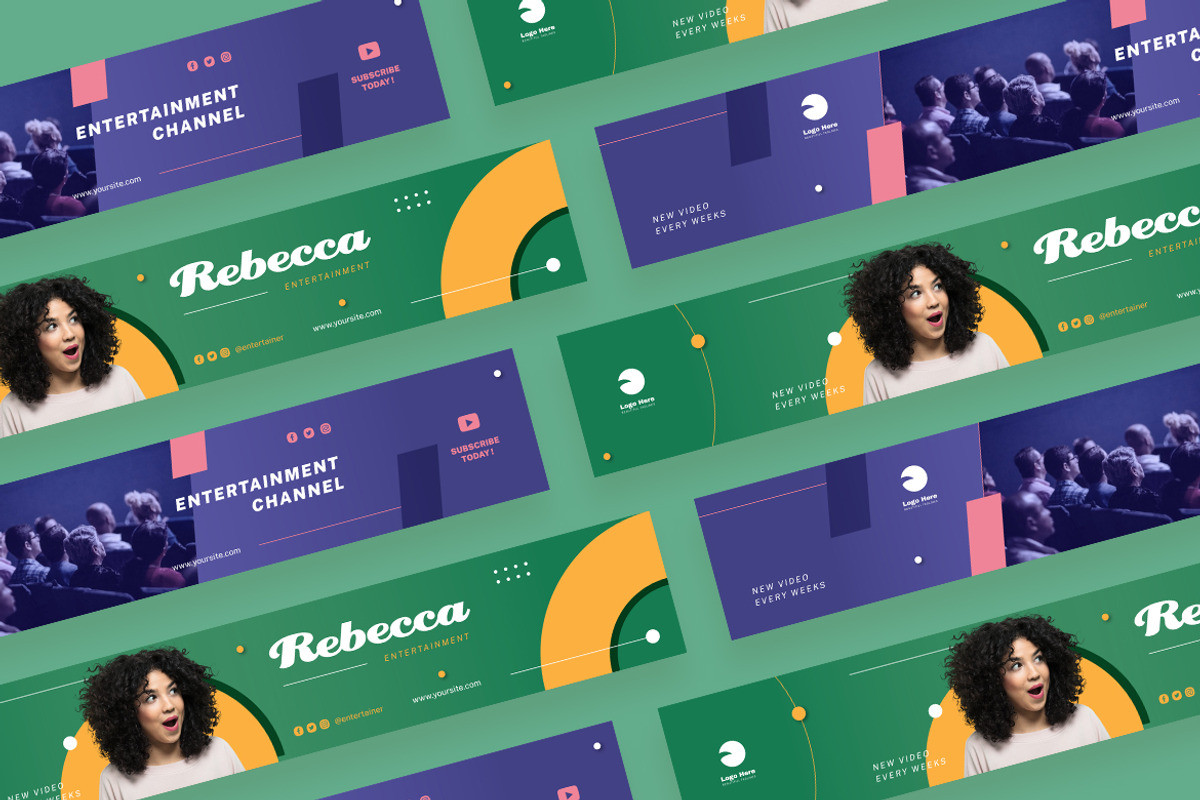 Entertainment Youtube Cover, a Social Media Template by Rahardi Creative (Photo 4 of 4)