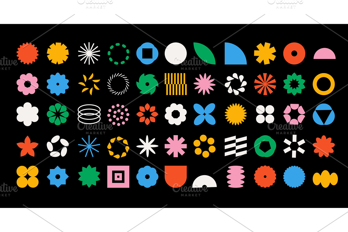 Brutal color shapes. Modern, an Object Illustration by YummyBuum