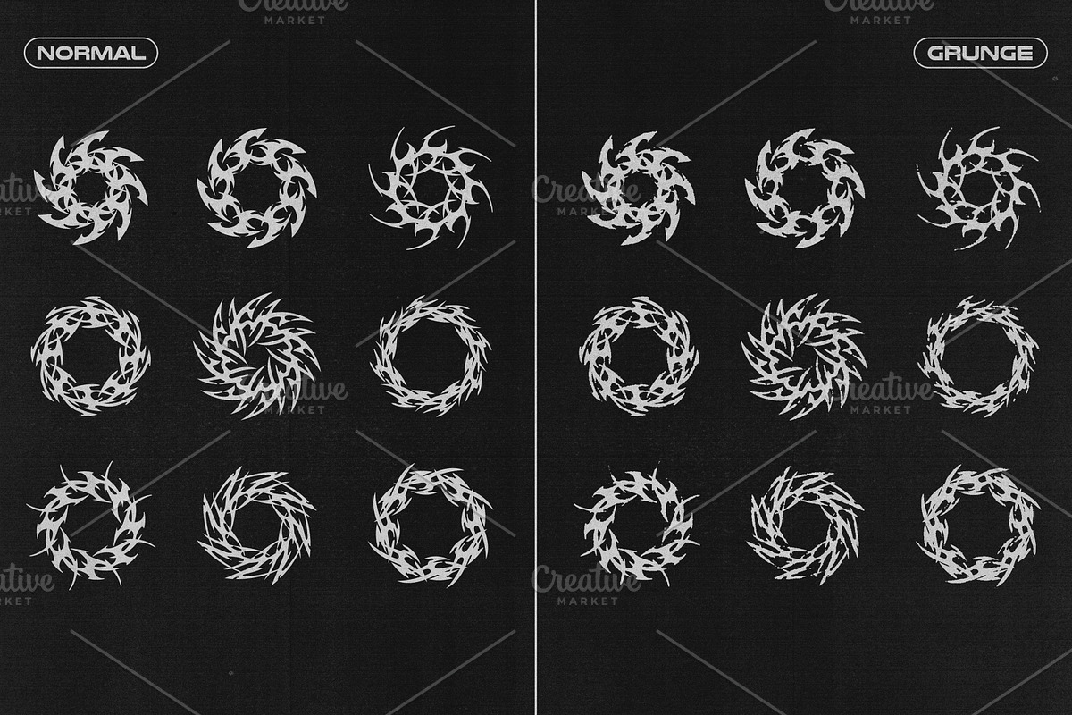 CYBER SIGILISM + NEO TRIBAL GRAPHIC, an Object Graphic by BonkiStudio (Photo 6 of 20)