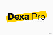 Dexa Pro, a Sans Serif Font by Artegra (Thumbnail 1 of 15)