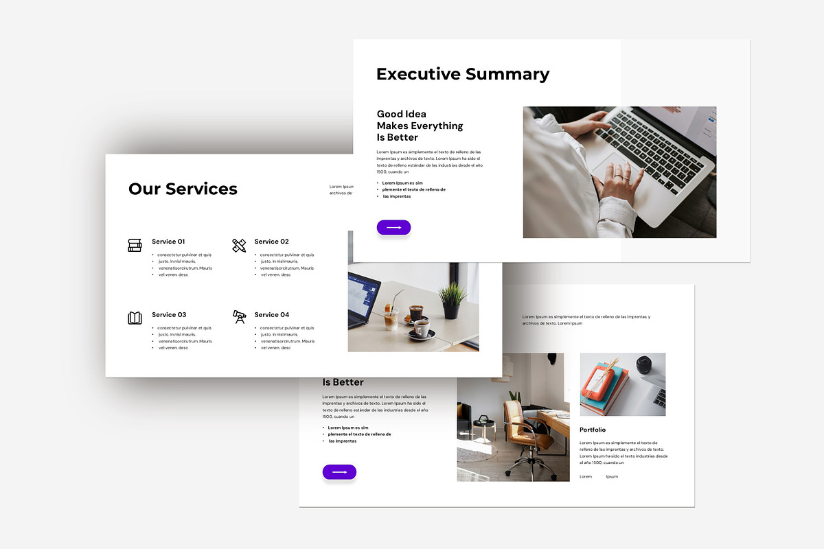Pitch-deck Presentation Template, a Presentation Template by Studio_Clarity (Photo 3 of 5)