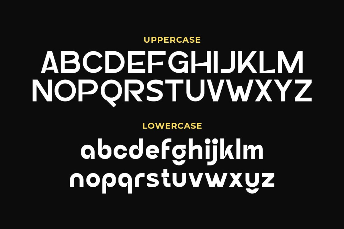 Groote - Geometric Sans Logo Font, a Sans Serif Font by Artiveko (Photo 5 of 10)