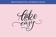 Procreate Lettering Brush - Rounded, a Brush Add-On by Sasha Hickson (Thumbnail 3 of 4)