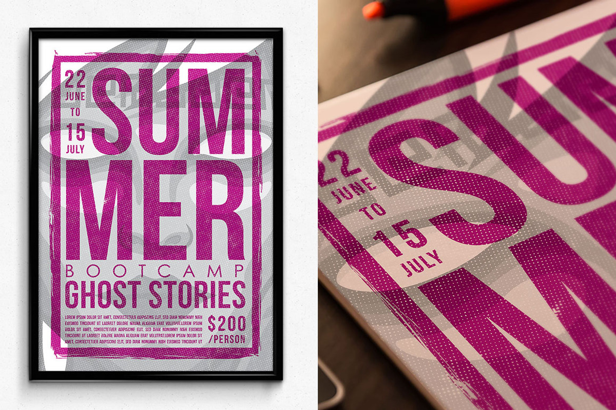 Summer Camp Poster, a Flyer Template by SNK's (Photo 4 of 4)