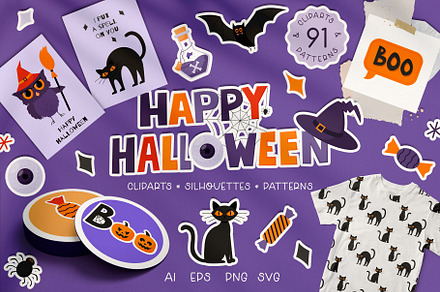 Halloween Clipart & Patterns