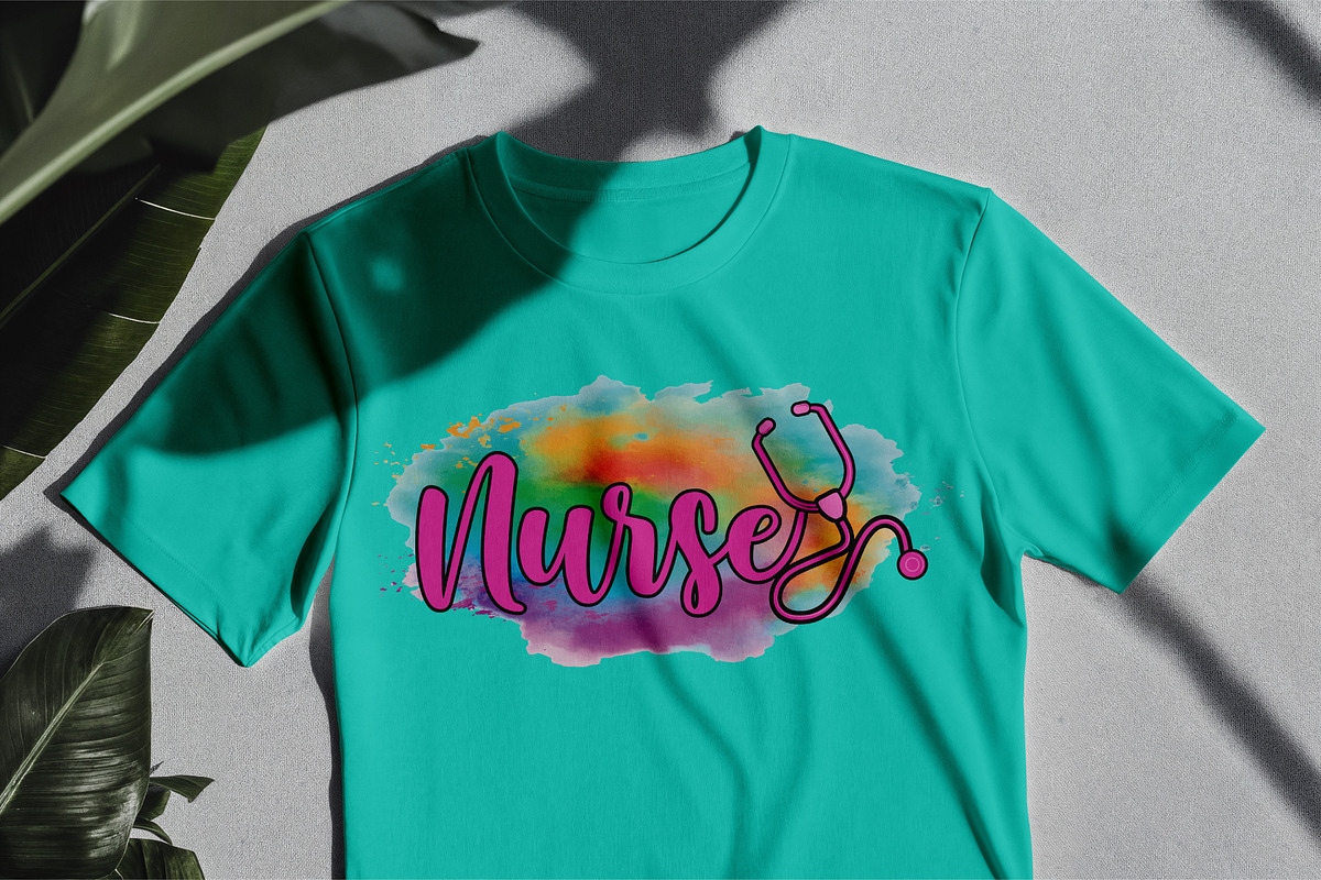 Nurse With Stethoscope Shirt Design, a Graphic by Vector Portal (Photo 2 of 4)