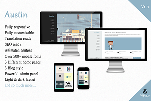 Austin - Creative WordPress Theme