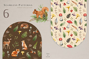 Forest Animals Watercolor Clipart, an Animal Illustration by AnitaPol (Thumbnail 17 of 19)