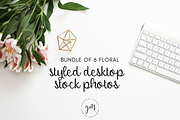 Floral Styled Desktop | 6 Images, a Background Photo by Graceful Market (Thumbnail 1 of 3)