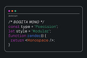 Bogita Mono - Monospace Font, a Sans Serif Font by Nollev (Thumbnail 9 of 12)