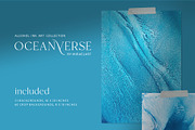 Ocean blue abstract backgrounds, a Texture Graphic by MiraEl Art (Thumbnail 4 of 14)