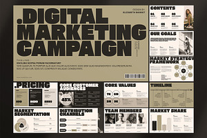 Marketing Campaign Presentation, a Presentation Template by E-Type
