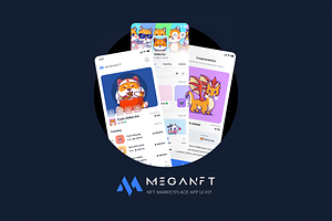 MEGANFT - NFT Marketplace App UI Kit