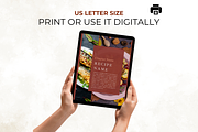 Recipe Book Template for Canva, a Poster Template by Digital By Nikoleta (Thumbnail 2 of 10)