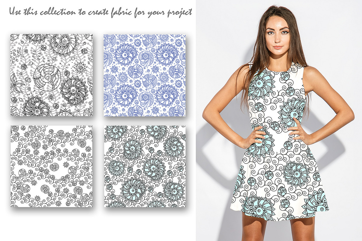 Ocean life | patterns, a Pattern Graphic by Retro Graphic Box (Photo 5 of 8)