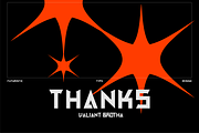 VB Shymo - Futuristic Font, a Sans Serif Font by VALIANTBROTHA (Thumbnail 8 of 8)