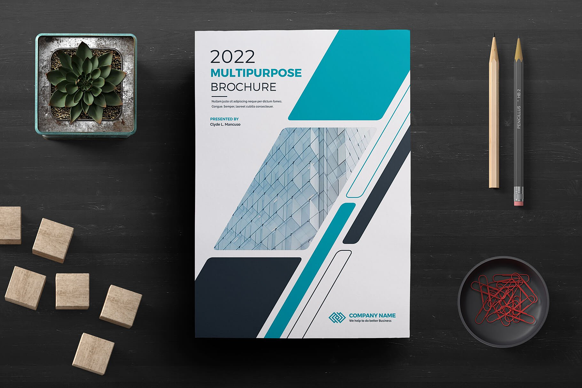 Company Profile Business Brochure, a Brochure Template by Divergent Studio (Photo 1 of 8)