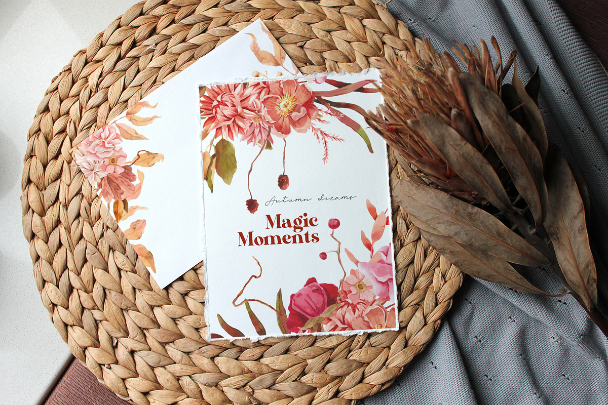 Bright Autumn Watercolor Clipart, an Illustration by Julia M. Watercolor (Photo 8 of 12)