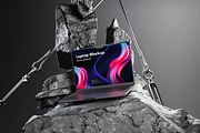 Laptop Mockup, a Device Mockup by Pixie Creative (Thumbnail 2 of 4)