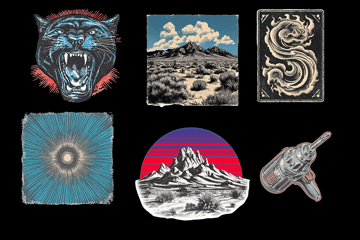 Outlaw Revival Collection, an Object Graphic by Avery Burke Creative (Photo 8 of 12)