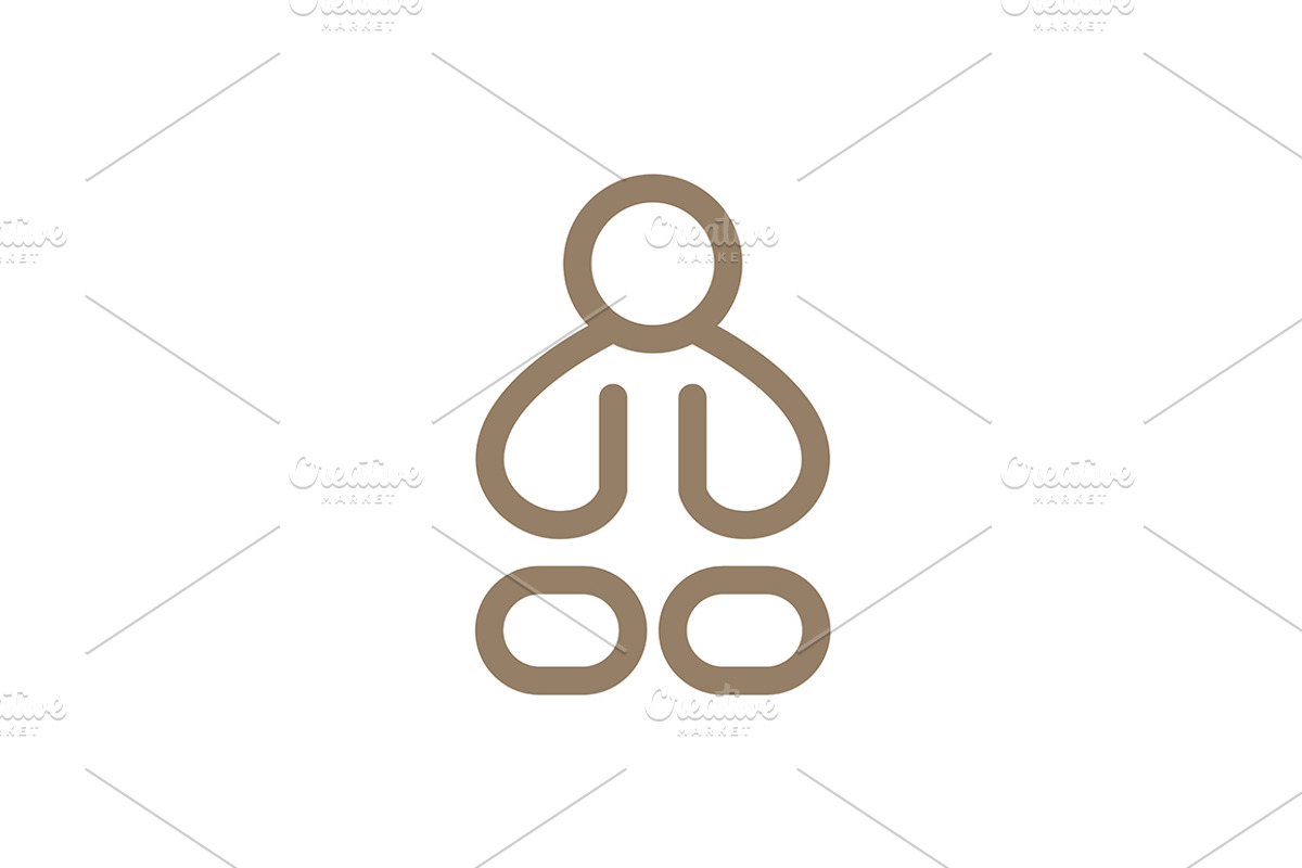 20 Logo Yoga Templates Bundle, a Branding & Logo Template by Friendesigns (Photo 2 of 21)
