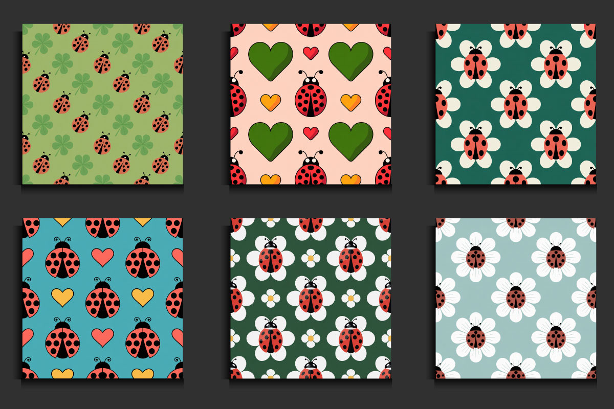 70 Ladybug Seamless Patterns, a Pattern Graphic by protabsorkar11 (Photo 3 of 4)