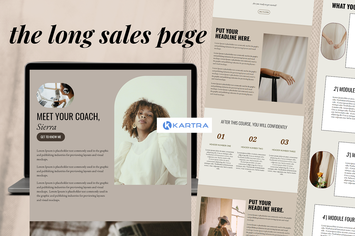 Kartra Membership + Website, a Landing Page Template by Solana Creative Co. (Photo 4 of 12)