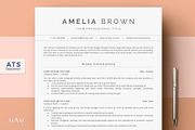 ATS Resume Template Word Google Docs, a Resume Template by MAM Design (Thumbnail 1 of 10)