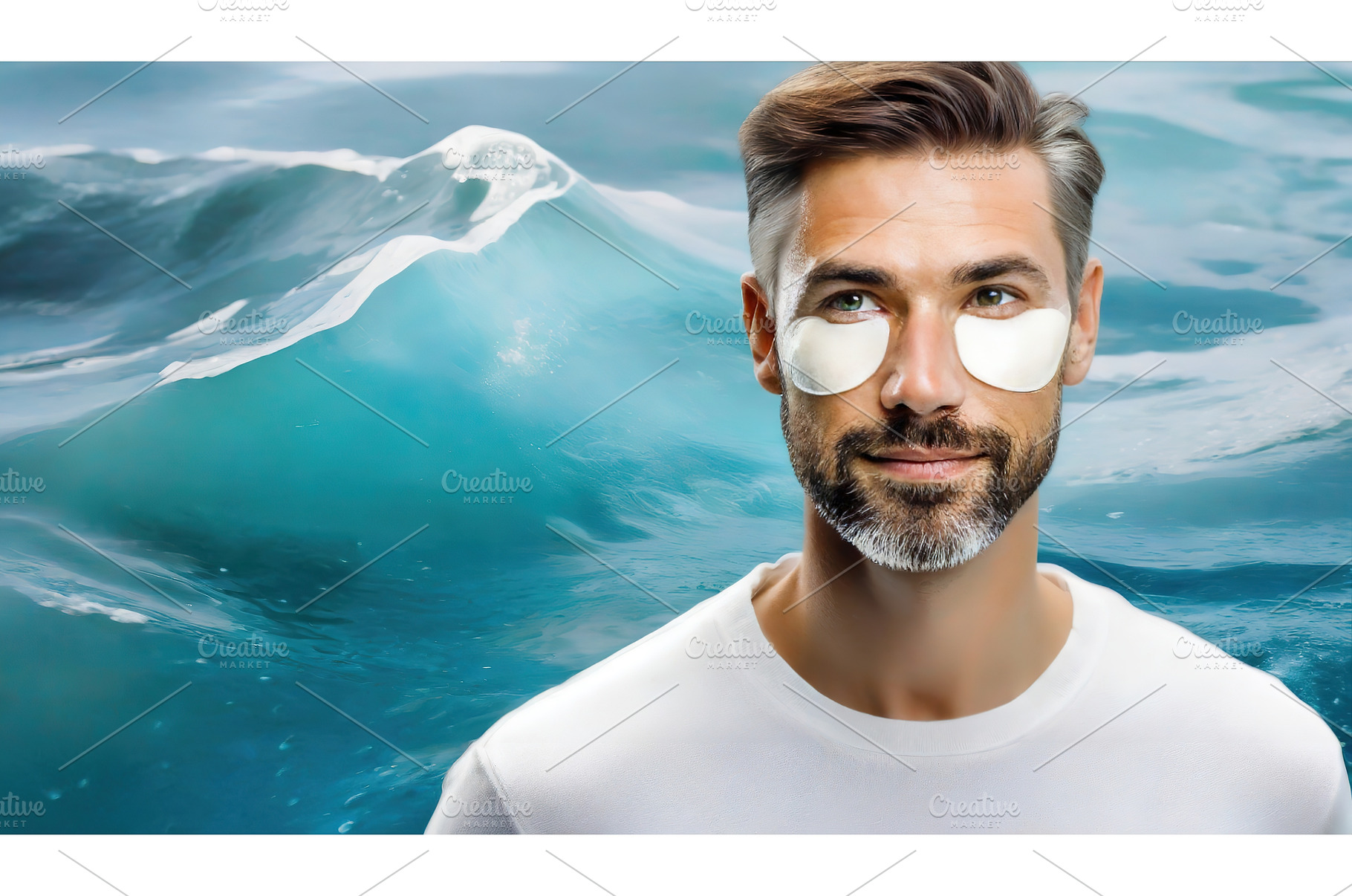 A man with hydrogel eye patches, a Nature Photo by Igor Tichonow