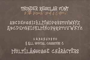 Thunder Handwritten Font