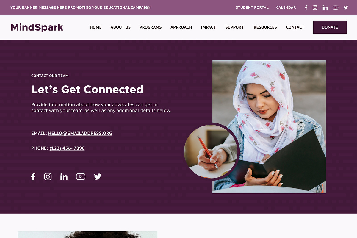 Education Showit Website Template, a WordPress Template by Studio Humankind (Photo 4 of 20)