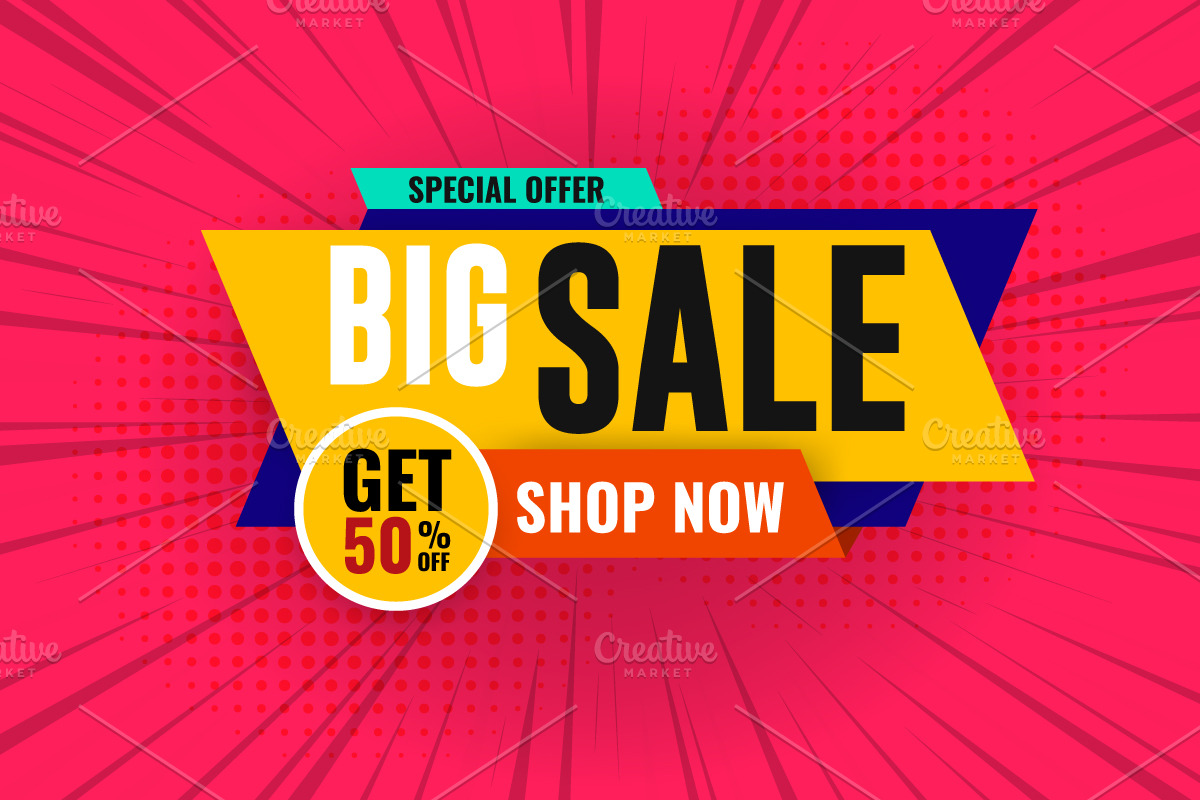 Business big sale banner design, a Social Media Template by SouravDesign (Photo 2 of 2)
