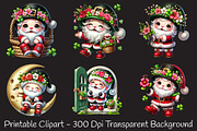 St. Patrick's Day Cute Santa Sublima, an Illustration by RobertsArt (Thumbnail 4 of 7)